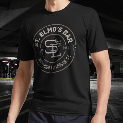 St. Elmos Bar Active Logo T-Shirt Funny Size Mode American T-shirt Unisex T-shirt, Sweatshirt, Hoodie, Long Sleeve Tee - T-Shirt, Sweatshirt, Hoodie