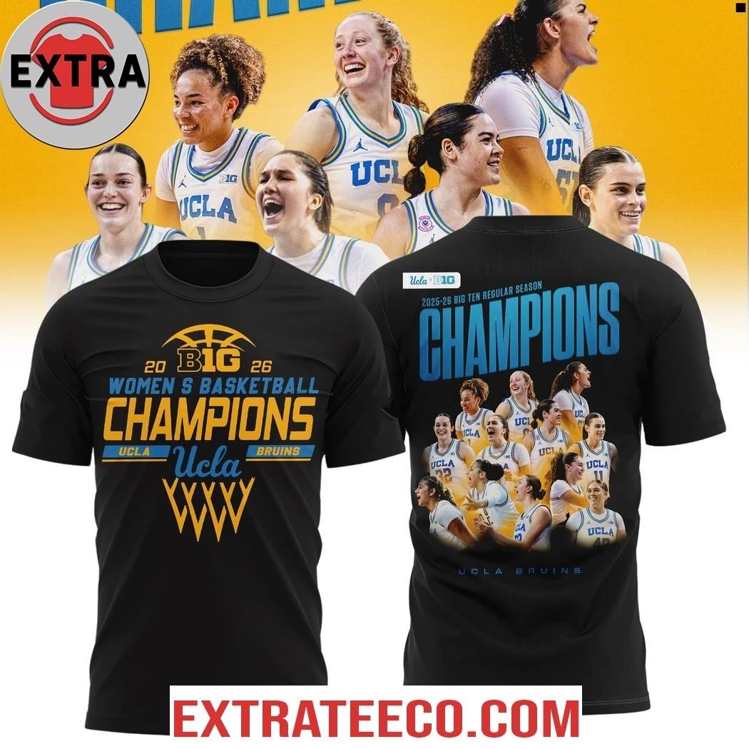 UCLA Bruins Big Ten Womens Basketball Champions 2026 Two Sided Hoodie Shirt Unisex T-shirt, Sweatshirt, Hoodie, Long Sleeve Tee - T-Shirt, Sweatshirt, Hoodie