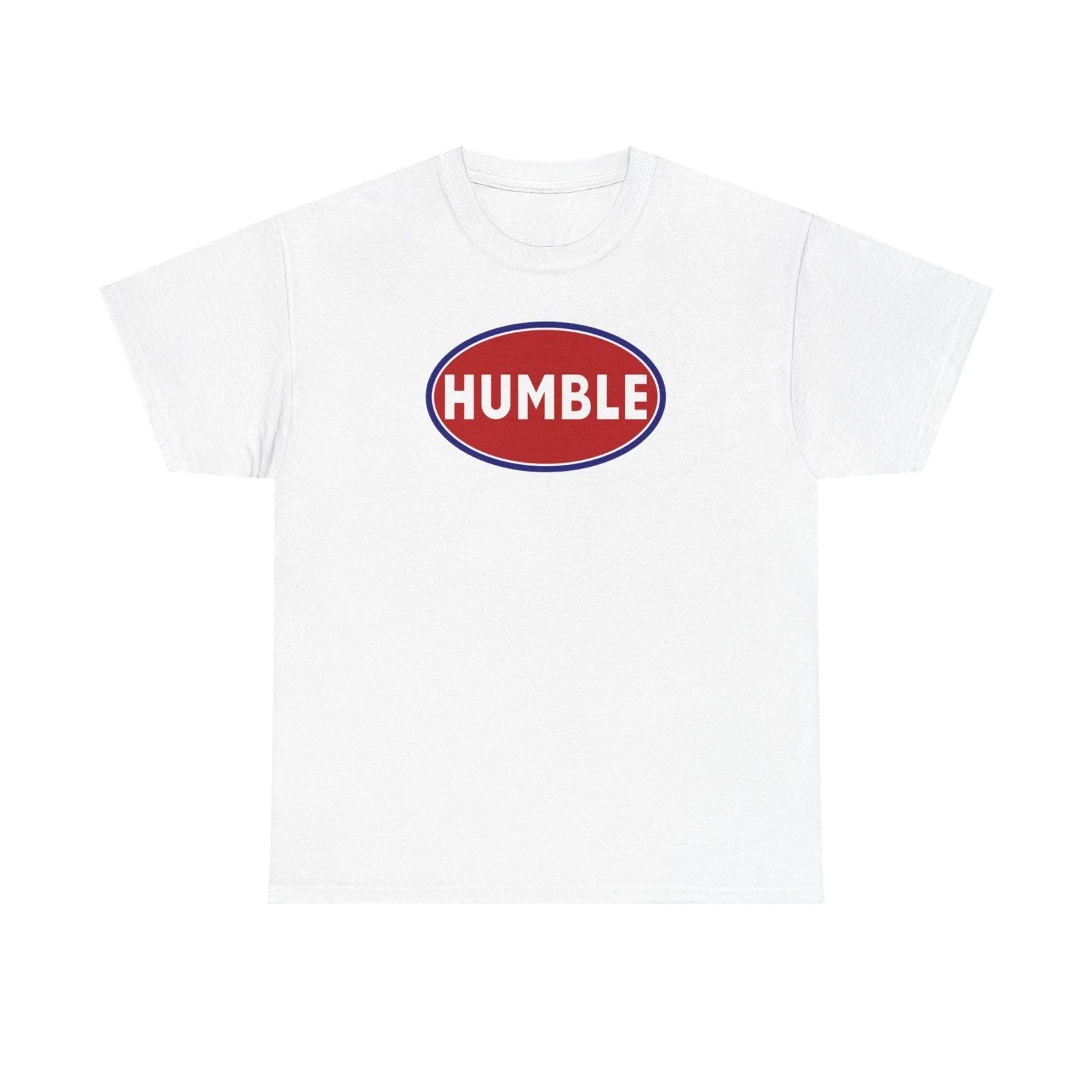 Vintage Oil Company & Gas Station Humble TX Enco Unisex Heavy Cotton T-Shirt - Unisex T-shirt, Sweatshirt, Hoodie, Long Sleeve Tee - T-Shirt, Sweatshirt, Hoodie