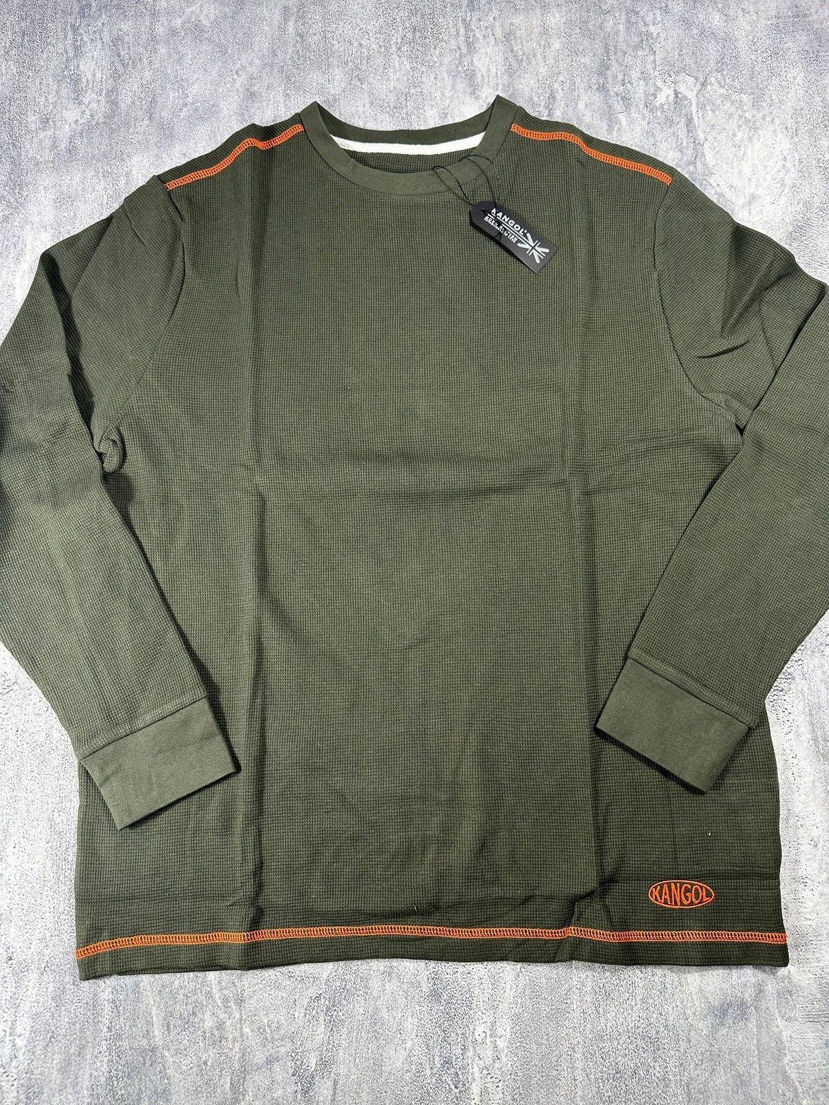 Kangol Green Thermal Long Sleeve Shirt Unisex T-shirt, Sweatshirt, Hoodie, Long Sleeve Tee - T-Shirt, Sweatshirt, Hoodie
