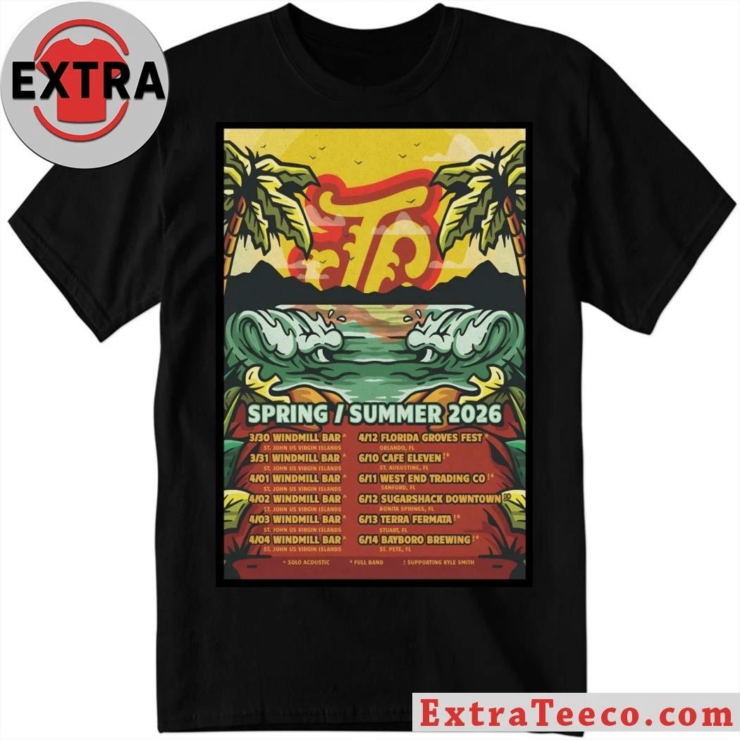 Original Joey Calderaio Spring & Summer Tour 2026 Poster Shirt Unisex T-shirt, Sweatshirt, Hoodie, Long Sleeve Tee - T-Shirt, Sweatshirt, Hoodie