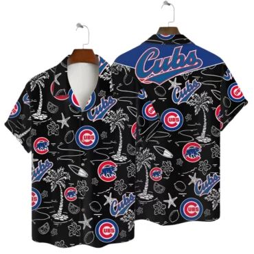 Chicago Cubs Paradise Nights Hawaiian Shirt Unisex T-shirt, Sweatshirt, Hoodie, Long Sleeve Tee - T-Shirt, Sweatshirt, Hoodie