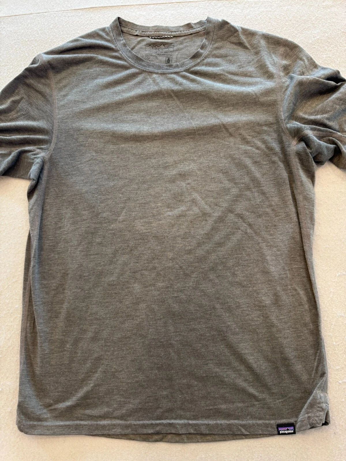 Patagonia T Shirt Men's Small Gray Outdoor Hiking Activewear Everyday Logo Tee Unisex T-shirt, Sweatshirt, Hoodie, Long Sleeve Tee - T-Shirt, Sweatshirt, Hoodie