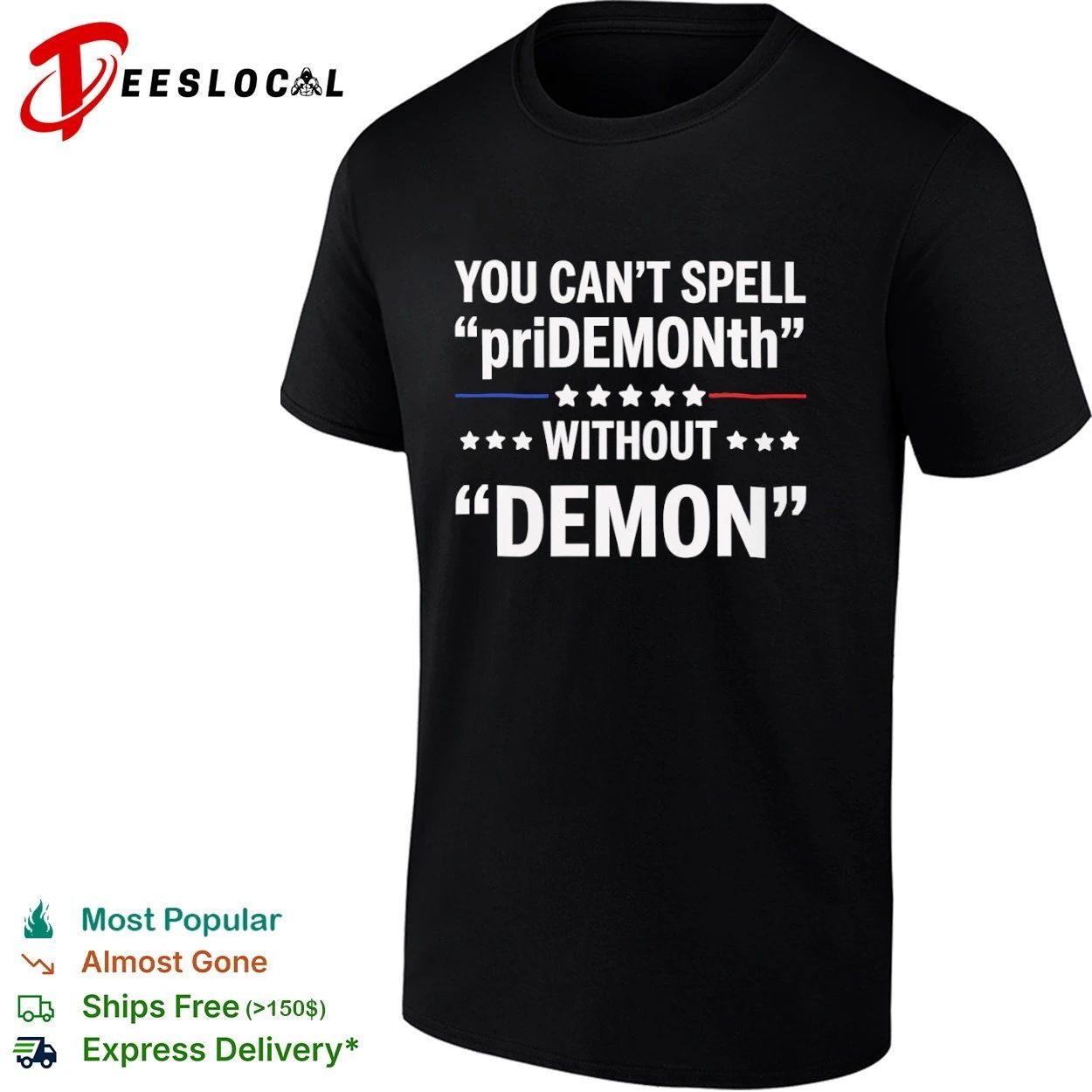 You Cant Spell Pride Month Without Demon T-shirt Unisex T-shirt, Sweatshirt, Hoodie, Long Sleeve Tee - T-Shirt, Sweatshirt, Hoodie