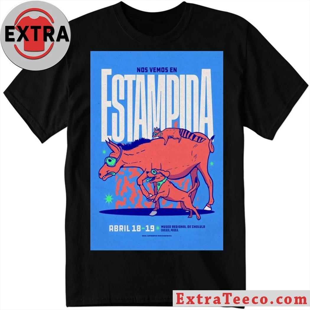 Nos vemos en el Festival Estampida Abril 18-19, 2026 Poster Shirt Unisex T-shirt, Sweatshirt, Hoodie, Long Sleeve Tee - T-Shirt, Sweatshirt, Hoodie