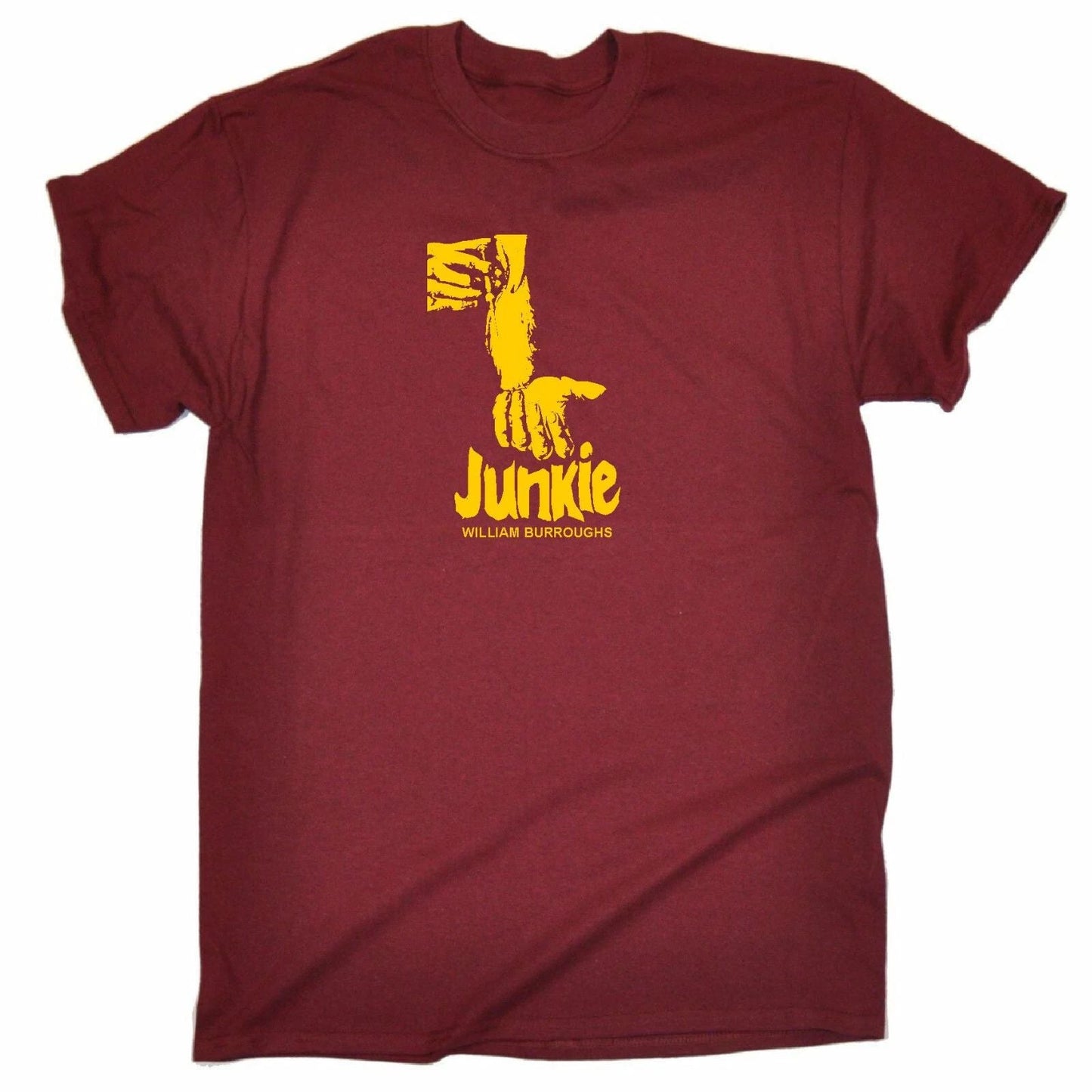 William S Burroughs 'Junkie' T-Shirt - Literature, Beat, Various Colours Unisex T-shirt, Sweatshirt, Hoodie, Long Sleeve Tee - T-Shirt, Sweatshirt, Hoodie