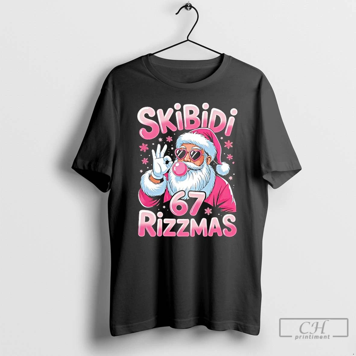 Premium Skibidi 67 Rizzmas Christmas T Shirts Unisex T-shirt, Sweatshirt, Hoodie, Long Sleeve Tee - T-Shirt, Sweatshirt, Hoodie