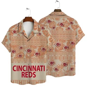 Cincinnati Reds Tribal Sunset Hawaiian Shirt Unisex T-shirt, Sweatshirt, Hoodie, Long Sleeve Tee - T-Shirt, Sweatshirt, Hoodie