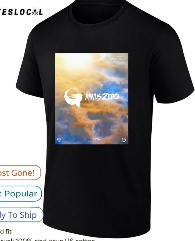 Godzilla1 Minus Zero First Movie November 6 2026 T-Shirt Fullsize S-5Xl Unisex T-shirt, Sweatshirt, Hoodie, Long Sleeve Tee - T-Shirt, Sweatshirt, Hoodie