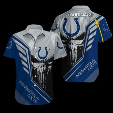 Indianapolis Colts Coastal Blue Paradise Hawaiian Shirt Unisex T-shirt, Sweatshirt, Hoodie, Long Sleeve Tee - T-Shirt, Sweatshirt, Hoodie