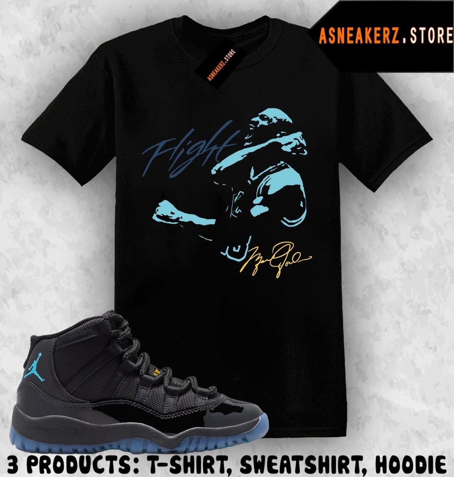 Tee Shirt Matching AJ 11 Gamma Blue 2025 To Match Sneaker MJ Victory 11s T-Shirt Unisex T-shirt, Sweatshirt, Hoodie, Long Sleeve Tee - T-Shirt, Sweatshirt, Hoodie