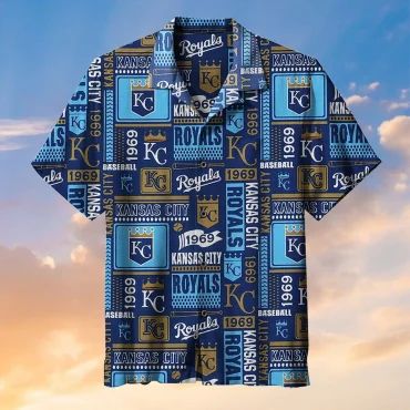 Kansas City Royals Vintage 1969 Hawaiian Shirt Unisex T-shirt, Sweatshirt, Hoodie, Long Sleeve Tee - T-Shirt, Sweatshirt, Hoodie
