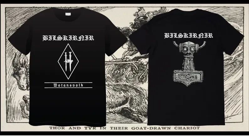 Bilskirnir - T shirt - Black Metal Unisex T-shirt, Sweatshirt, Hoodie, Long Sleeve Tee - T-Shirt, Sweatshirt, Hoodie