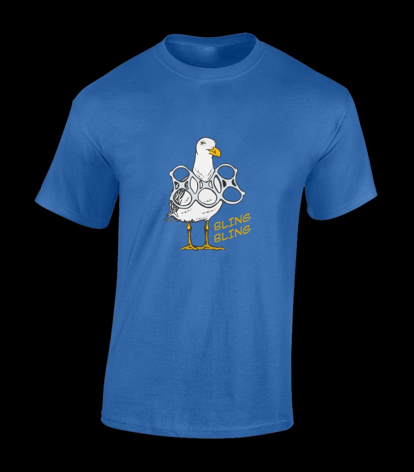 Bling Bling Seagull Funny Cute Animal Design Cool Unisex T-Shirt Unisex T-shirt, Sweatshirt, Hoodie, Long Sleeve Tee - T-Shirt, Sweatshirt, Hoodie