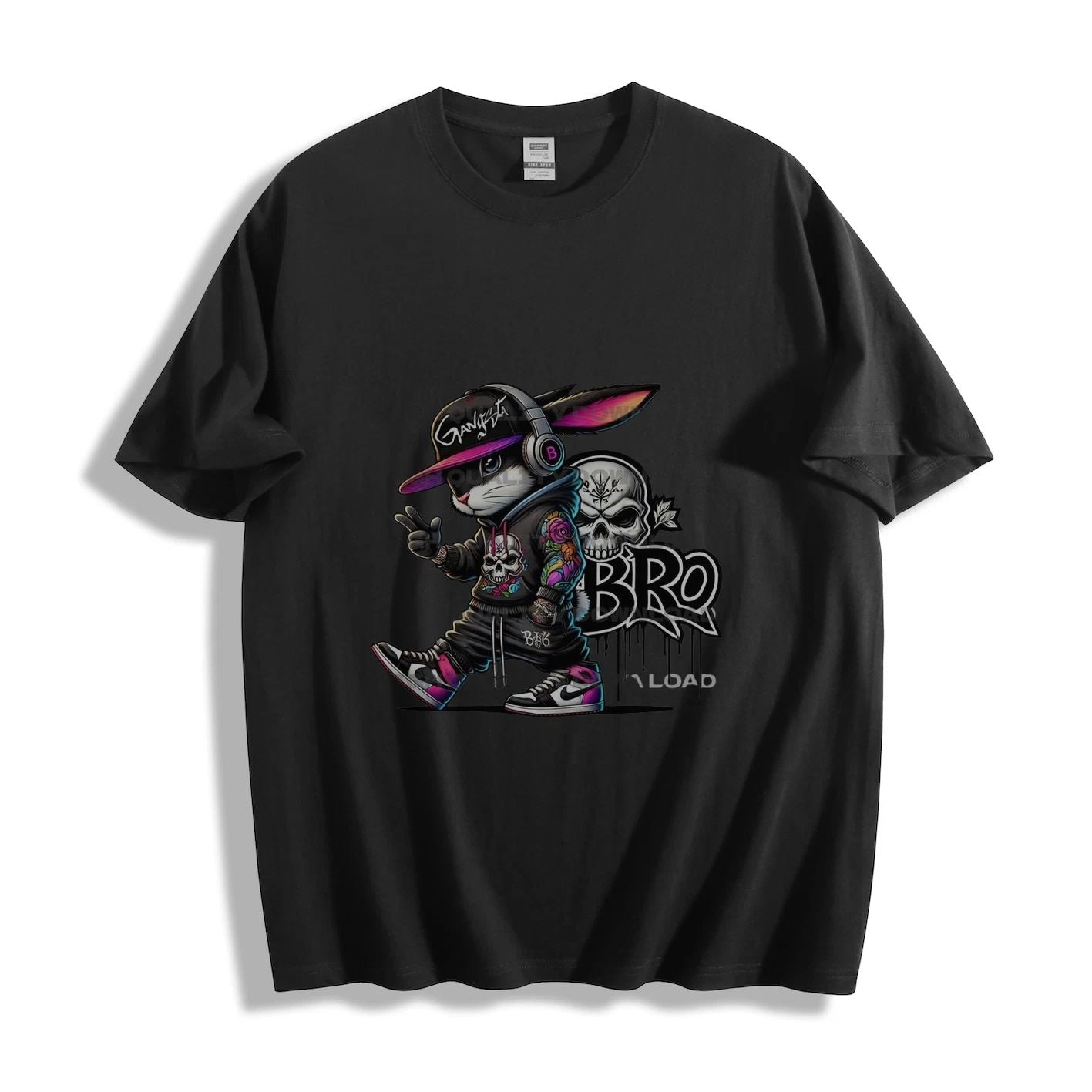 Gender-Neutral Trendy Rabbit Streetwear Graphic T-Shirt Unisex T-shirt, Sweatshirt, Hoodie, Long Sleeve Tee - T-Shirt, Sweatshirt, Hoodie
