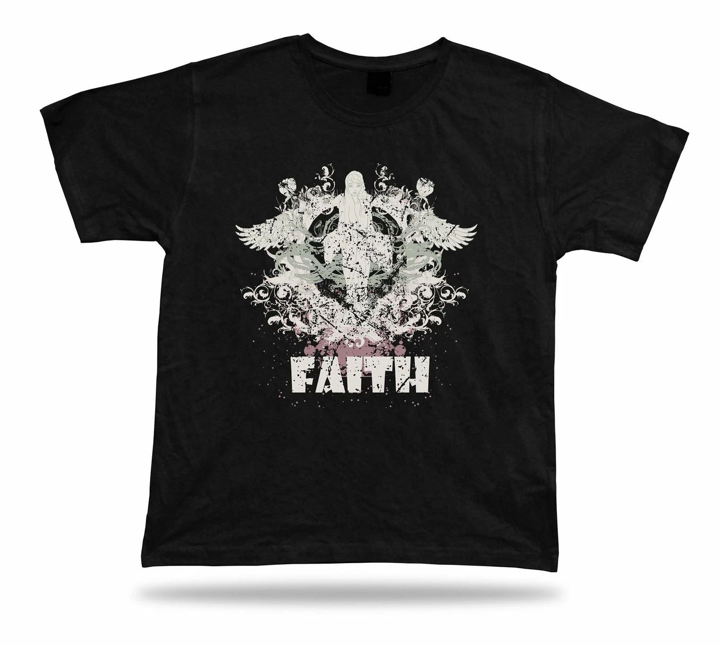 Faith Young Nun Floral stylish modern t shirt tee unique idea gift present Unisex T-shirt, Sweatshirt, Hoodie, Long Sleeve Tee - T-Shirt, Sweatshirt, Hoodie