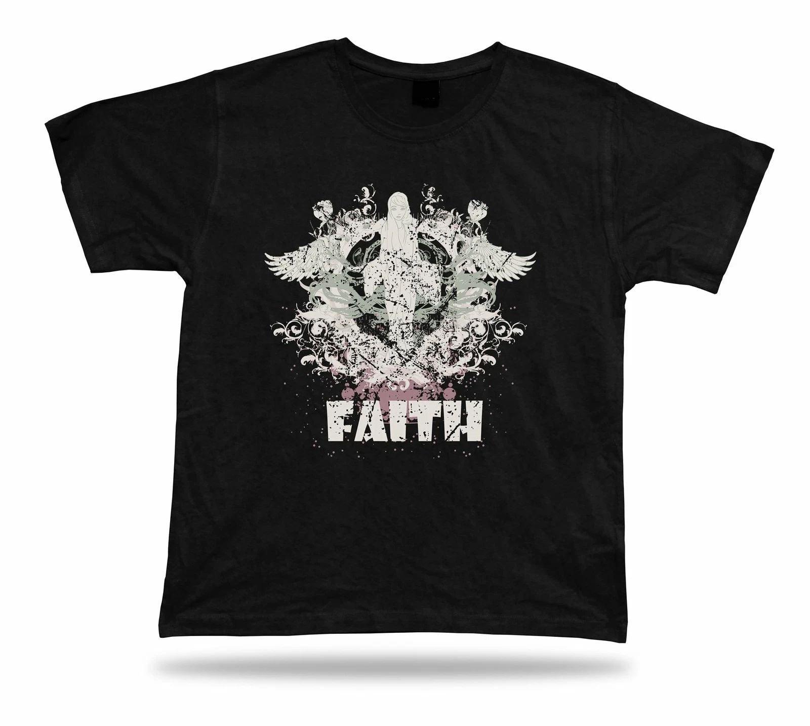 Faith Young Nun Floral stylish modern t shirt tee unique idea gift present Unisex T-shirt, Sweatshirt, Hoodie, Long Sleeve Tee - T-Shirt, Sweatshirt, Hoodie