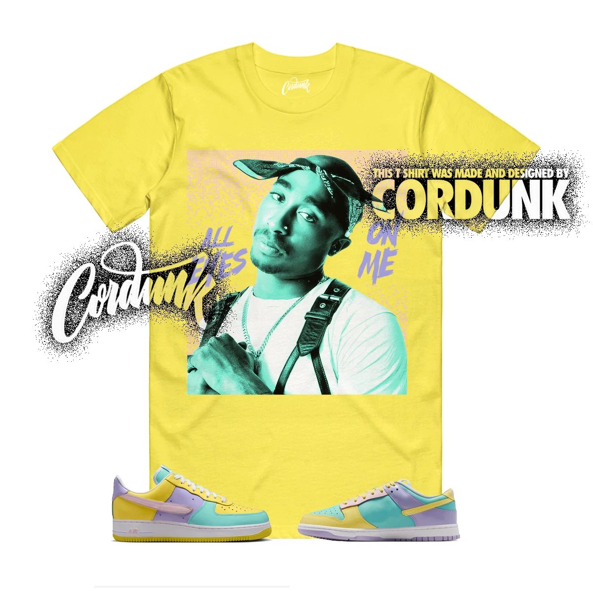 Dunk Easter Air Force 1 Emerald Rise Yellow Pink Foam Low T Shirt Match TP Unisex T-shirt, Sweatshirt, Hoodie, Long Sleeve Tee - T-Shirt, Sweatshirt, Hoodie