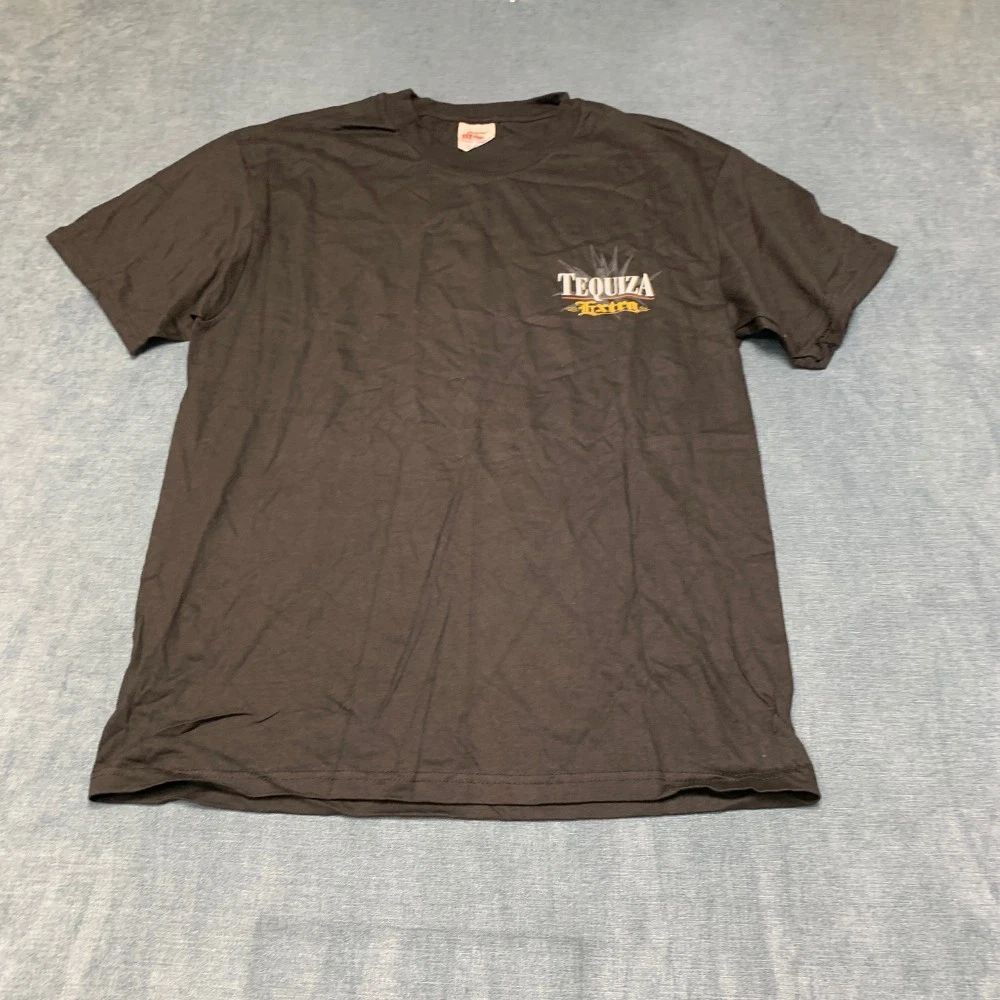 Vintage Stedman By Hanes Tequiza Extra T Shirt Men Large Black Everyday Wear Tee Unisex T-shirt, Sweatshirt, Hoodie, Long Sleeve Tee - T-Shirt, Sweatshirt, Hoodie
