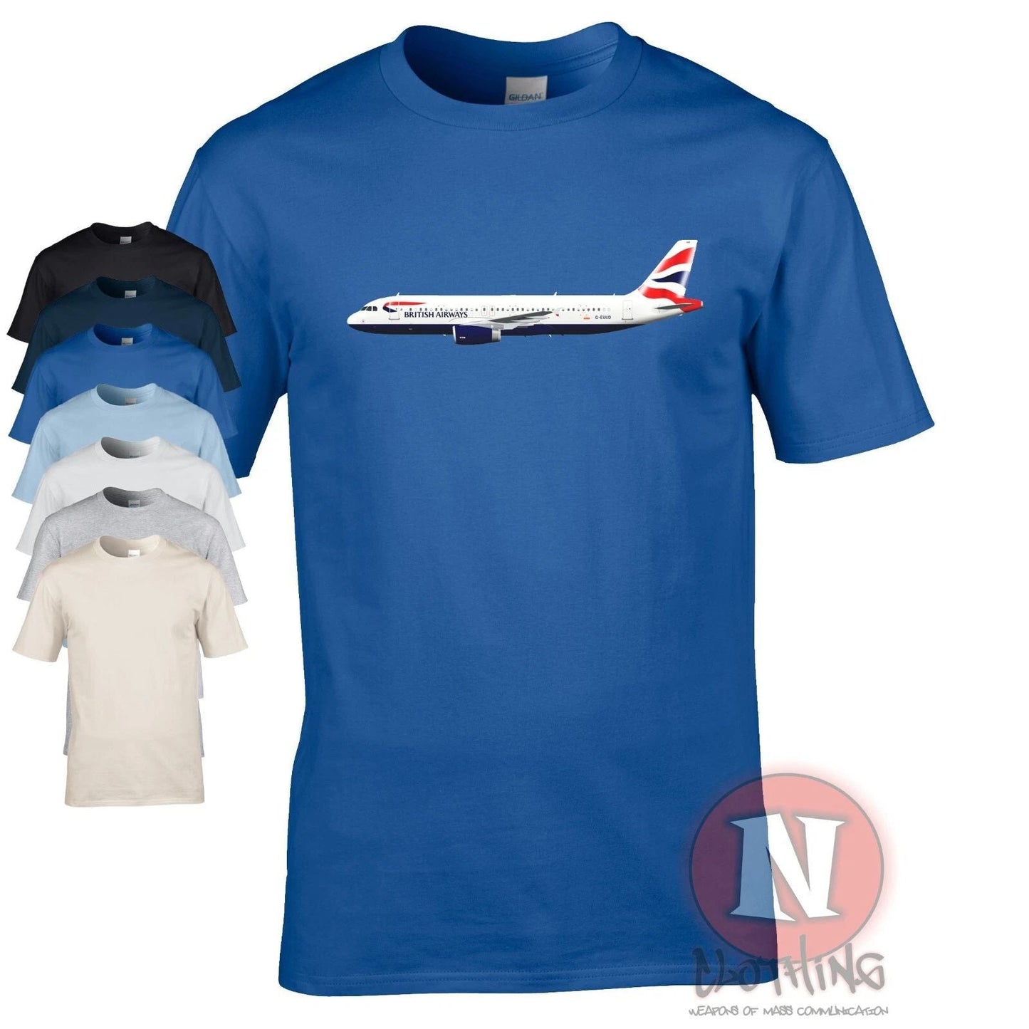 British Airways A320 t-shirt classic plane spotters airline crew airports tee Unisex T-shirt, Sweatshirt, Hoodie, Long Sleeve Tee - T-Shirt, Sweatshirt, Hoodie