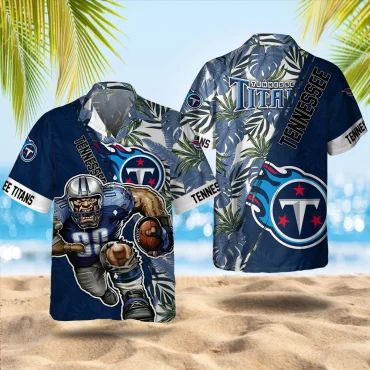 Tennessee Titans Beach Blitz Hawaiian Shirt Unisex T-shirt, Sweatshirt, Hoodie, Long Sleeve Tee - T-Shirt, Sweatshirt, Hoodie