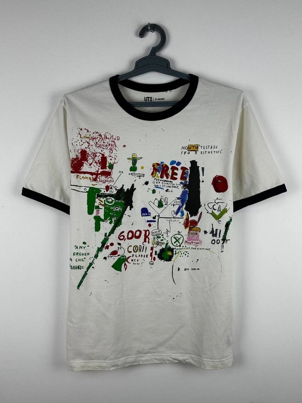 JEAN MICHEL BASQUIAT x UNIQLO Art T shirt Size L Unisex T-shirt, Sweatshirt, Hoodie, Long Sleeve Tee - T-Shirt, Sweatshirt, Hoodie