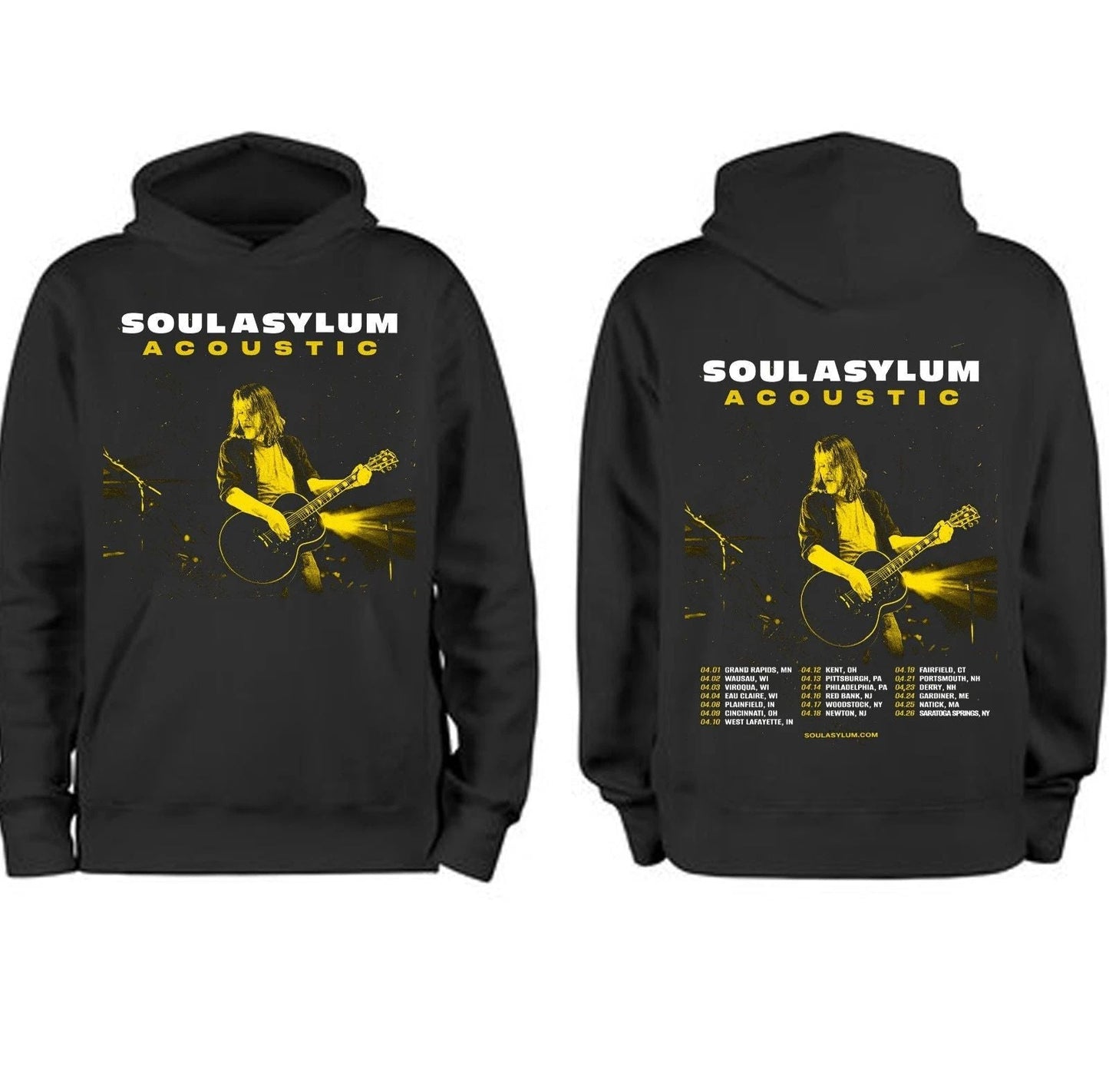 Soul Asylum Acoustic Tour 2026 Hoodie Or T shirt Unisex T-shirt, Sweatshirt, Hoodie, Long Sleeve Tee - T-Shirt, Sweatshirt, Hoodie