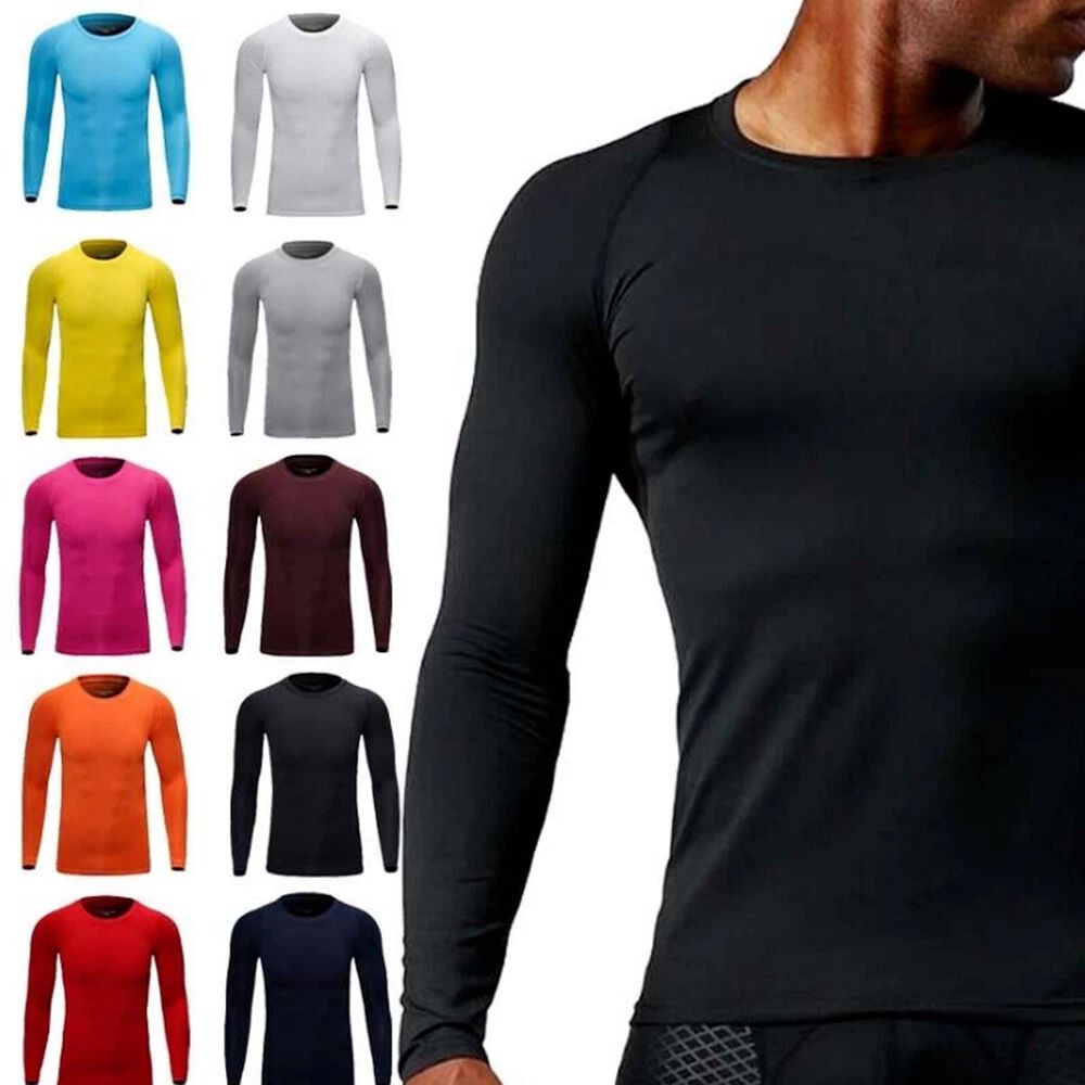 Men Sport Long Sleeve No Plush Underwear Johns Winter Thin Basic Crew Tops Shirt Unisex T-shirt, Sweatshirt, Hoodie, Long Sleeve Tee - T-Shirt, Sweatshirt, Hoodie