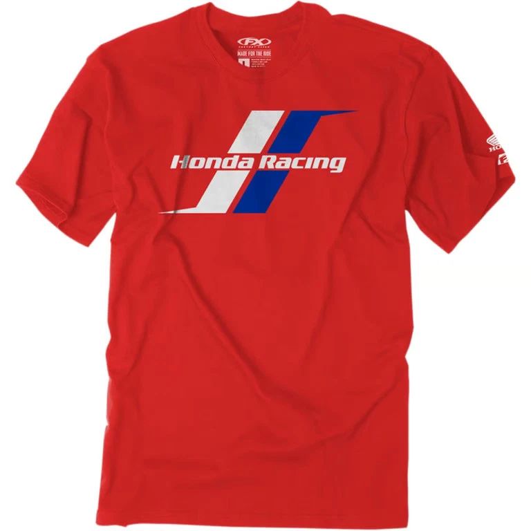 Factory Effex Honda Stripes Premium T-Shirt Medium Red 22-87302 3030-17337 Unisex T-shirt, Sweatshirt, Hoodie, Long Sleeve Tee - T-Shirt, Sweatshirt, Hoodie