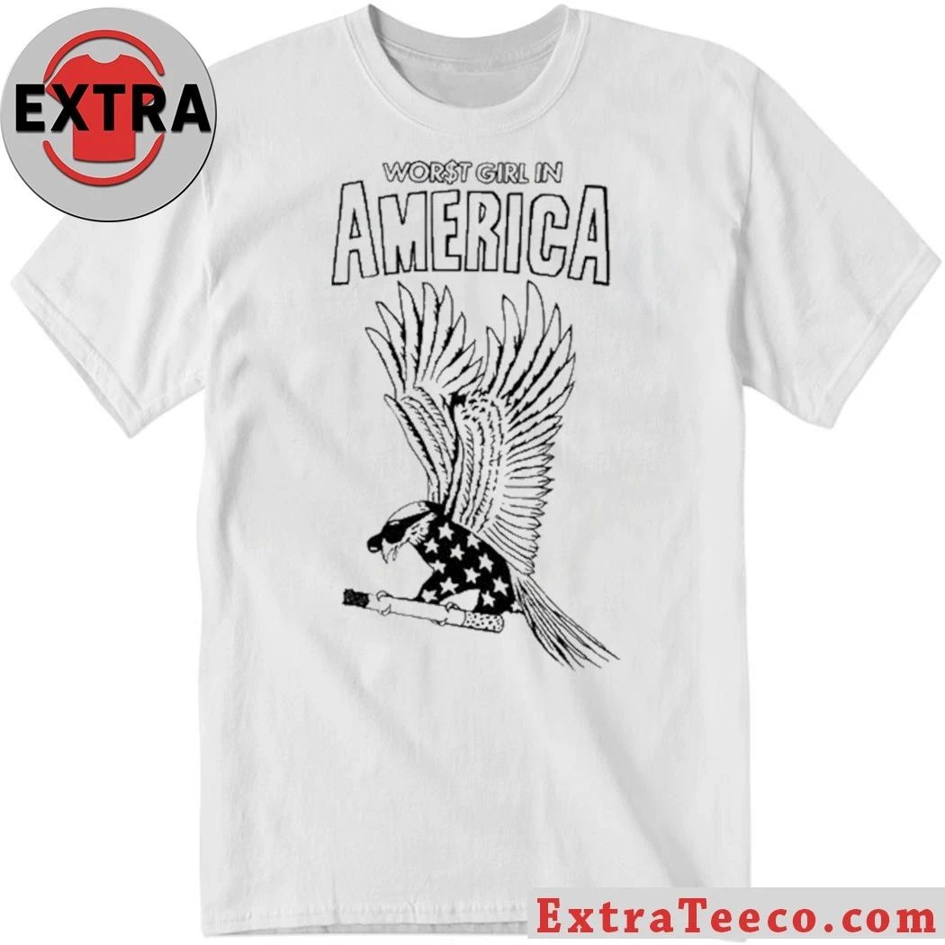 Slayyyter Worst Girl In American Eagle Shirt Unisex T-shirt, Sweatshirt, Hoodie, Long Sleeve Tee - T-Shirt, Sweatshirt, Hoodie