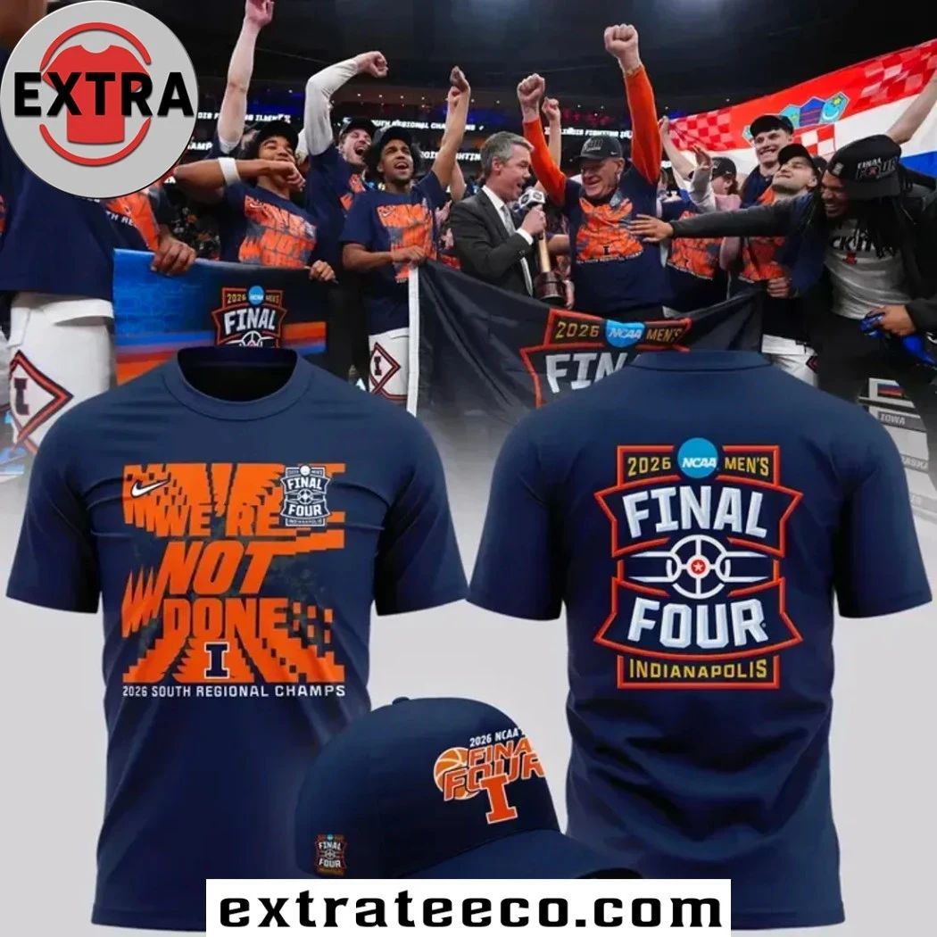 Illinois Fighting Illini Ncaa Mens Basketball Tournament March Madness Final 2026 Logo Two Sided Shirt- Top-Rated Gift for College Basketball Lovers - T-Shirt, Sweatshirt, Hoodie