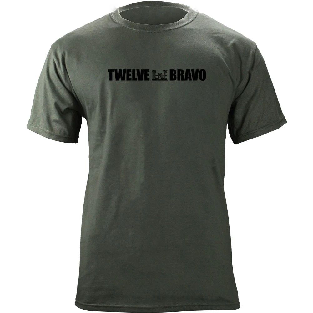 US Army Combat Engineer MOS 12 Bravo Twelve Bravo 12B Veteran T-Shirt Unisex T-shirt, Sweatshirt, Hoodie, Long Sleeve Tee - T-Shirt, Sweatshirt, Hoodie