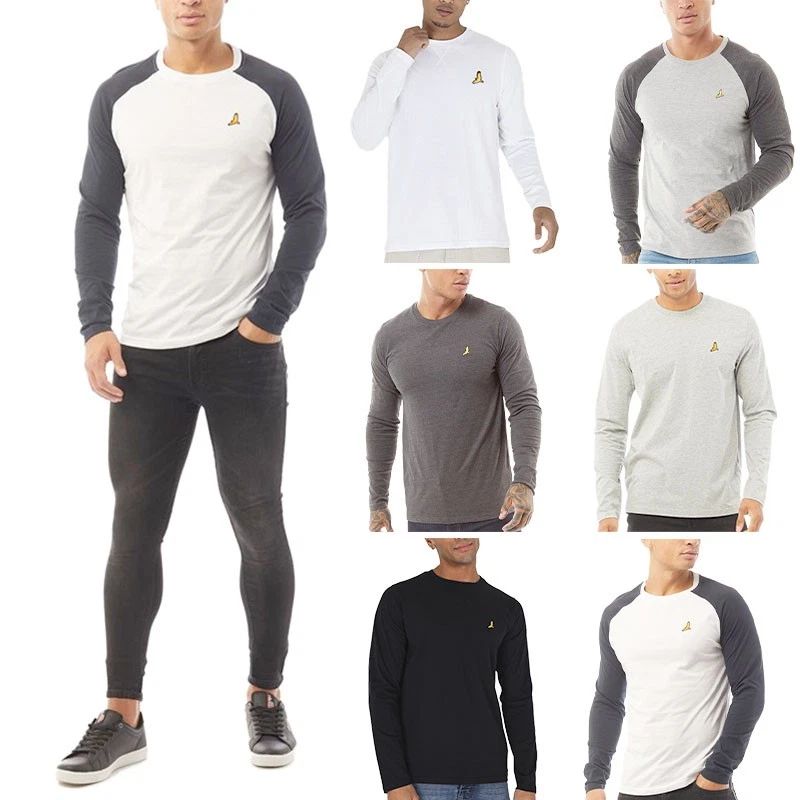 BRAVE SOUL Mens Long Sleeve T Shirts Crew Neck Casual Top Summer Cotton Tee NEW Unisex T-shirt, Sweatshirt, Hoodie, Long Sleeve Tee - T-Shirt, Sweatshirt, Hoodie