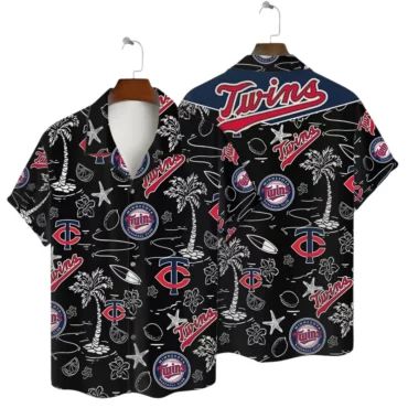 Minnesota Twins Tropical Spirit Hawaiian Shirt Unisex T-shirt, Sweatshirt, Hoodie, Long Sleeve Tee - T-Shirt, Sweatshirt, Hoodie