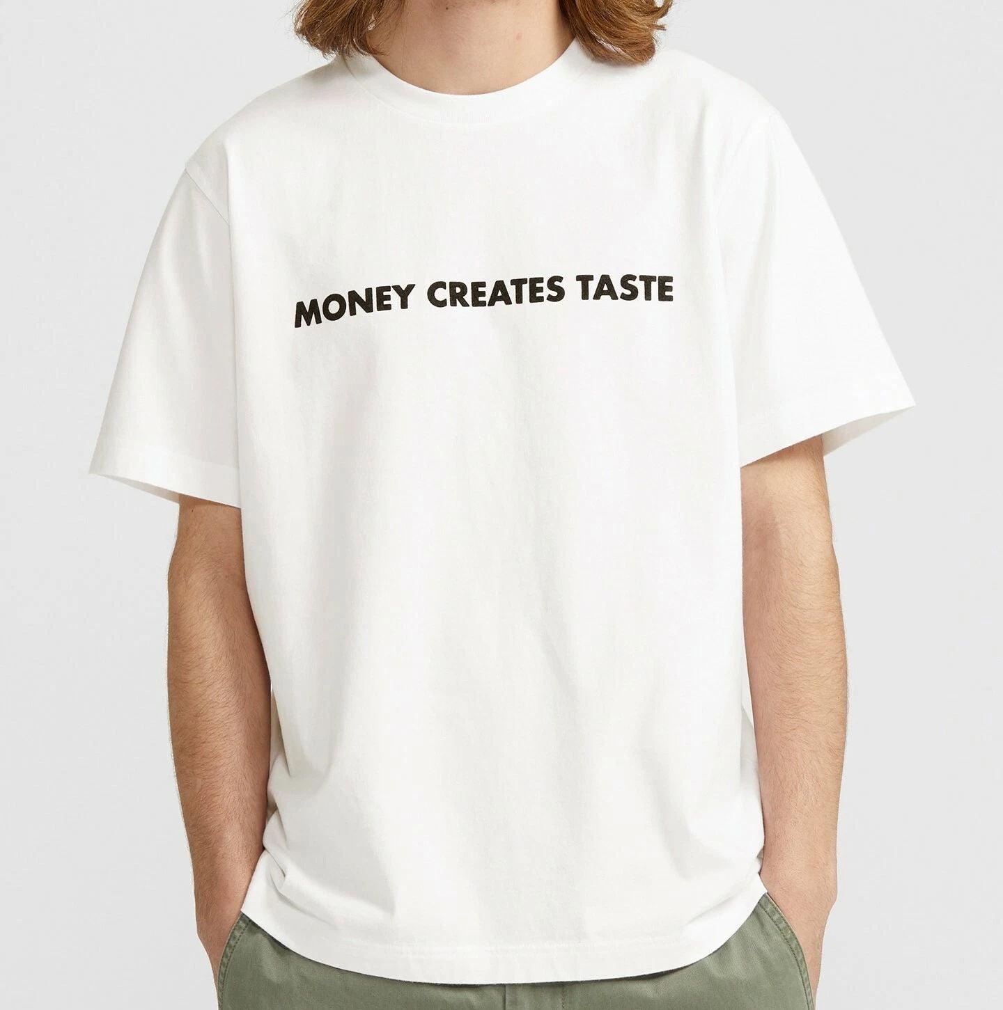 JENNY HOLZER x UNIQLO 'MONEY CREATES TASTE' Artist's Truism T-Shirt S Wht *NWT* Unisex T-shirt, Sweatshirt, Hoodie, Long Sleeve Tee - T-Shirt, Sweatshirt, Hoodie