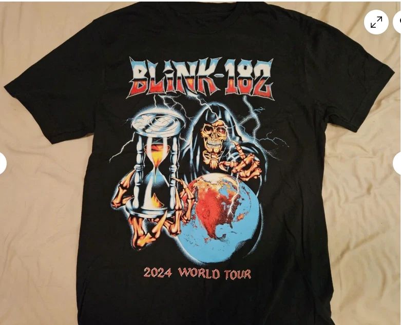 Blink 182 2024 World Tour Two Sides Unisex T-Shirt, Gift For Fans Unisex T-shirt, Sweatshirt, Hoodie, Long Sleeve Tee - T-Shirt, Sweatshirt, Hoodie