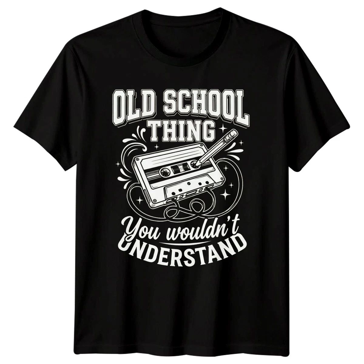 Old School Thing You Wouldnt Understand Retro Music Hobbies Mens T-Shirt Unisex T-shirt, Sweatshirt, Hoodie, Long Sleeve Tee - T-Shirt, Sweatshirt, Hoodie