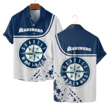 Seattle Mariners Island Breeze Hawaiian Shirt Unisex T-shirt, Sweatshirt, Hoodie, Long Sleeve Tee - T-Shirt, Sweatshirt, Hoodie
