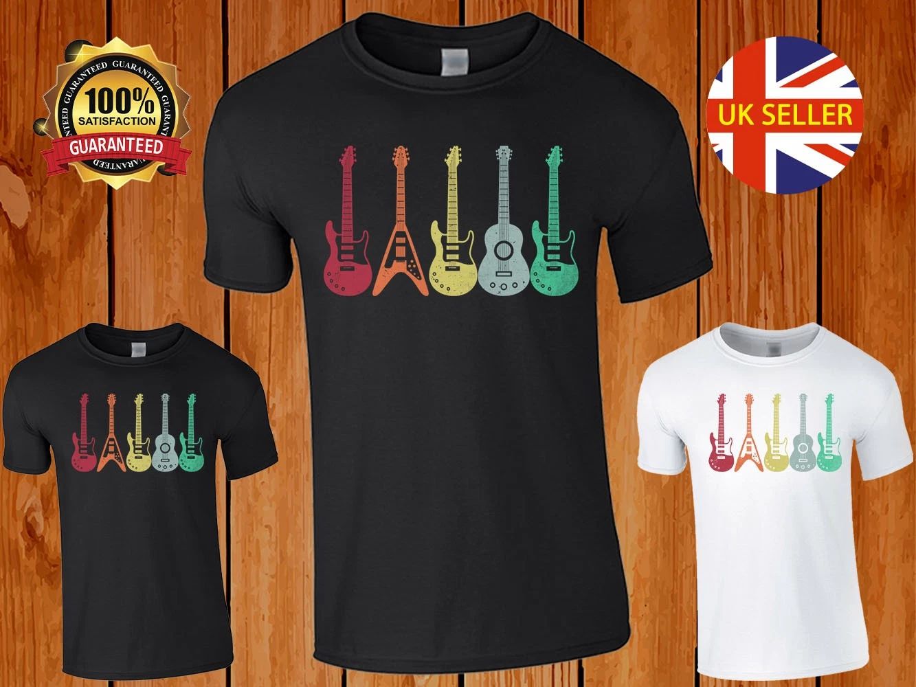 Guitar Music Retro Rock n Roll Cool Song Vintage Funny Mens Tee Top T-Shirts Unisex T-shirt, Sweatshirt, Hoodie, Long Sleeve Tee - T-Shirt, Sweatshirt, Hoodie