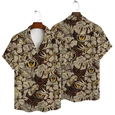 Pittsburgh Pirates Tropical Tribal Hawaiian Shirt Unisex T-shirt, Sweatshirt, Hoodie, Long Sleeve Tee - T-Shirt, Sweatshirt, Hoodie