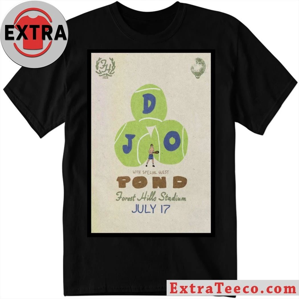Djo, Pond Forest Hills Stadium in Forest Hills on 07 17 2026 Poster Shirt Unisex T-shirt, Sweatshirt, Hoodie, Long Sleeve Tee - T-Shirt, Sweatshirt, Hoodie