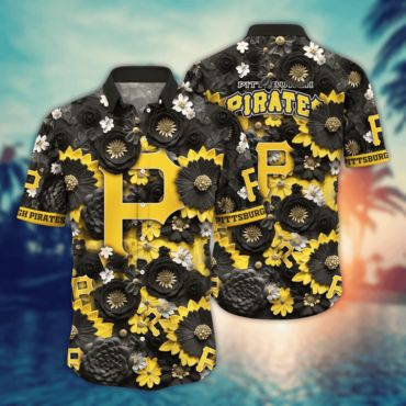 Pittsburgh Pirates Sunflower Glory Hawaiian Shirt Unisex T-shirt, Sweatshirt, Hoodie, Long Sleeve Tee - T-Shirt, Sweatshirt, Hoodie