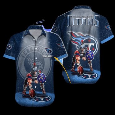 Tennessee Titans Warrior Spirit Hawaiian Shirt Unisex T-shirt, Sweatshirt, Hoodie, Long Sleeve Tee - T-Shirt, Sweatshirt, Hoodie