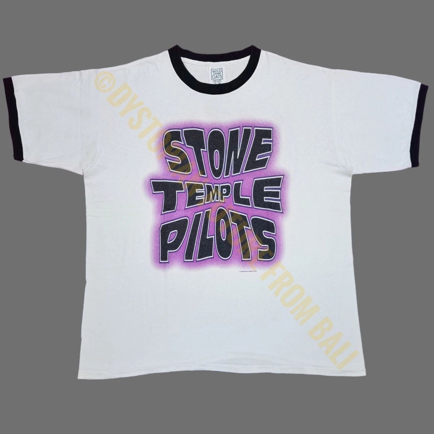 Vintage 1996 Stone Temple Pilots - North American Tour Ringer Band T-shirt Unisex T-shirt, Sweatshirt, Hoodie, Long Sleeve Tee - T-Shirt, Sweatshirt, Hoodie