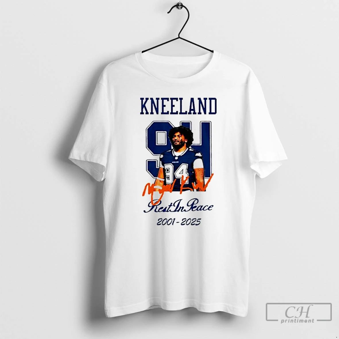 Premium Rest In Peace Kneeland Forever 94 2001 2025 T Shirts Unisex T-shirt, Sweatshirt, Hoodie, Long Sleeve Tee - T-Shirt, Sweatshirt, Hoodie