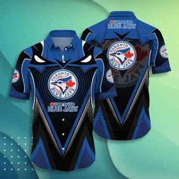 Toronto Blue Jays Bold Stripes Jersey Hawaiian Shirt Unisex T-shirt, Sweatshirt, Hoodie, Long Sleeve Tee - T-Shirt, Sweatshirt, Hoodie