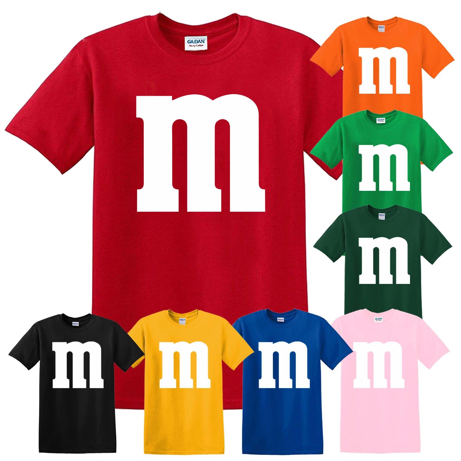 M&M TShirt Halloween Stag Do Couples Costume Funny Shirt Novelty Fancy Top Unisex T-shirt, Sweatshirt, Hoodie, Long Sleeve Tee - T-Shirt, Sweatshirt, Hoodie