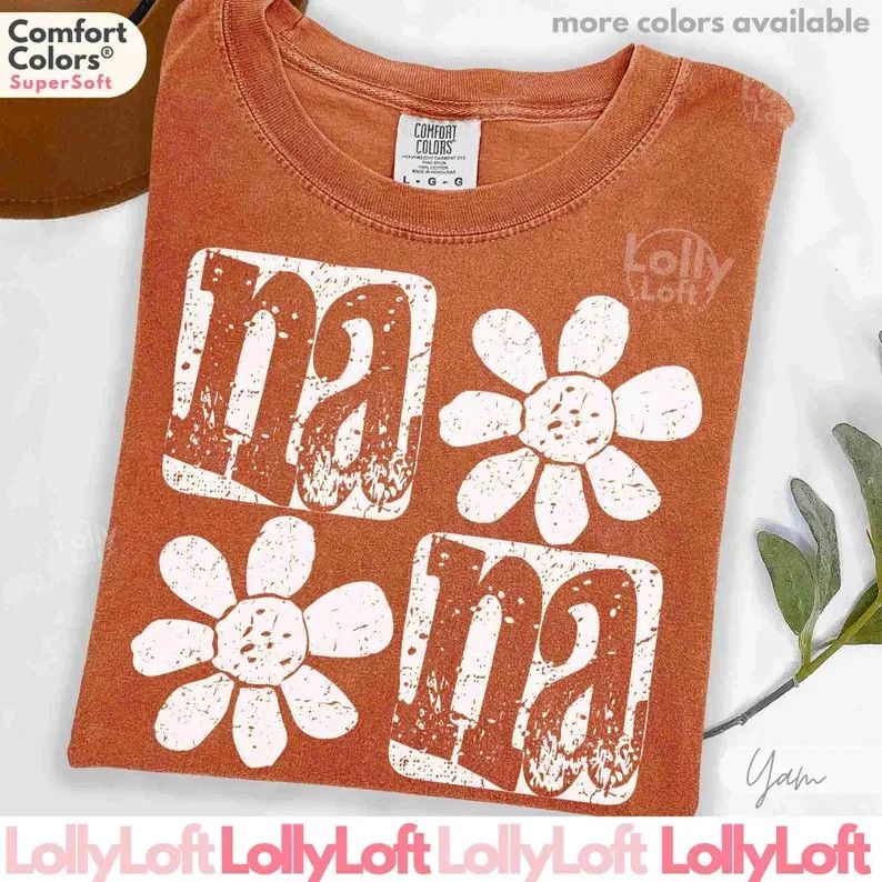 Soft Floral Nana Cute Comfort Tee Unisex T-shirt, Sweatshirt, Hoodie, Long Sleeve Tee - T-Shirt, Sweatshirt, Hoodie