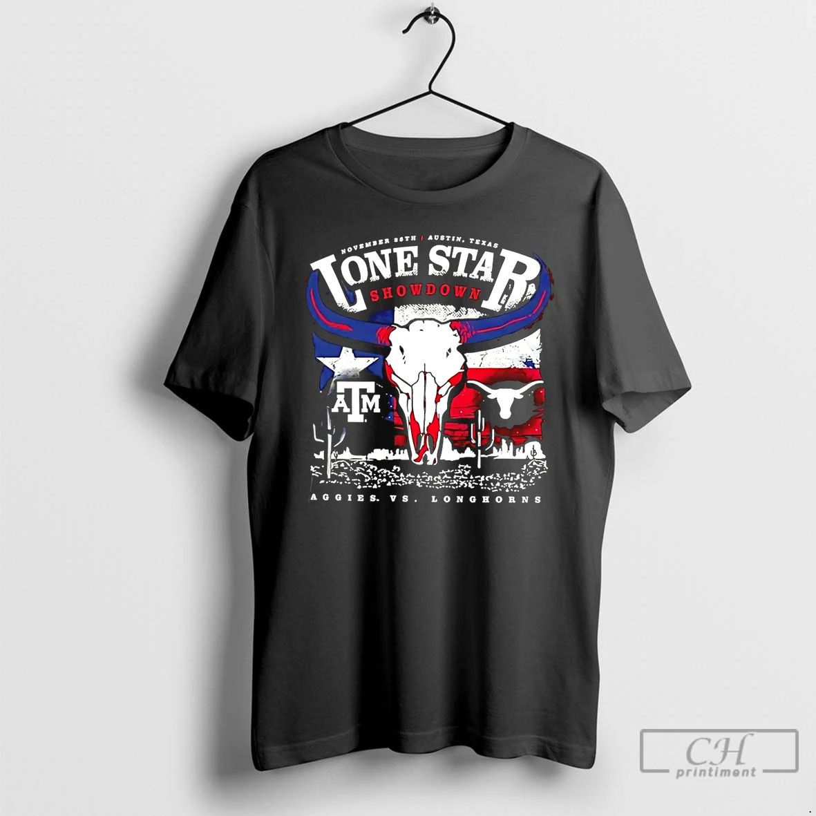 Premium Texas Longhorns Vs Aggies 2025 Lone Star Showdown T Shirts Unisex T-shirt, Sweatshirt, Hoodie, Long Sleeve Tee - T-Shirt, Sweatshirt, Hoodie