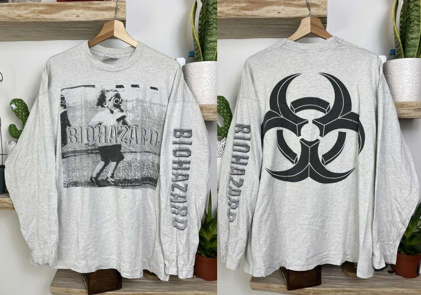 Very Rare Biohazard State of the World Address 1994 Long Sleeve S to 5XL 2F1488 Unisex T-shirt, Sweatshirt, Hoodie, Long Sleeve Tee - T-Shirt, Sweatshirt, Hoodie